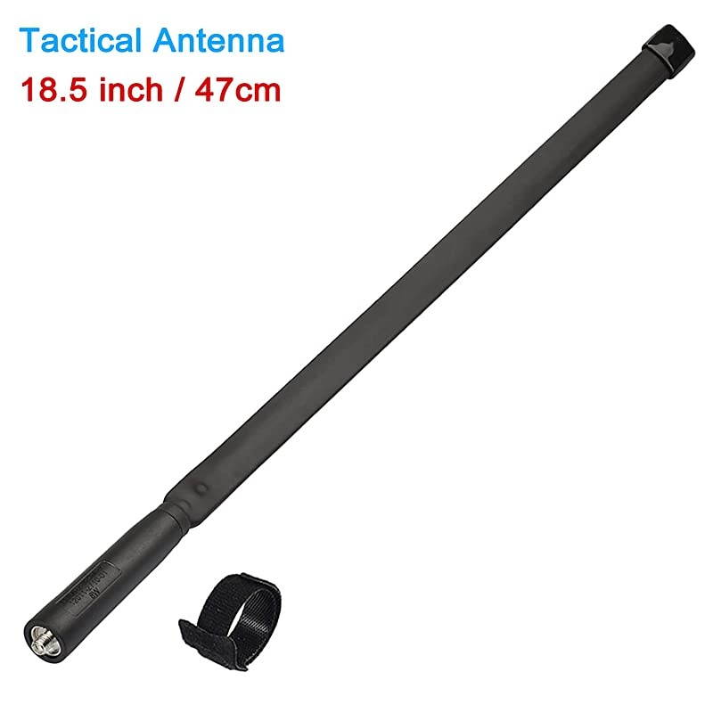 Dual Band VHF UHF 136520MHz 185 inch Foldable CS Tactical SMA Female Ham Radio Antenna for Kenwood Wouxun Baofeng BFF8HP UV5R UV82 BF888S GT3 Handheld Ham Two Way Radio Walkie Talkie