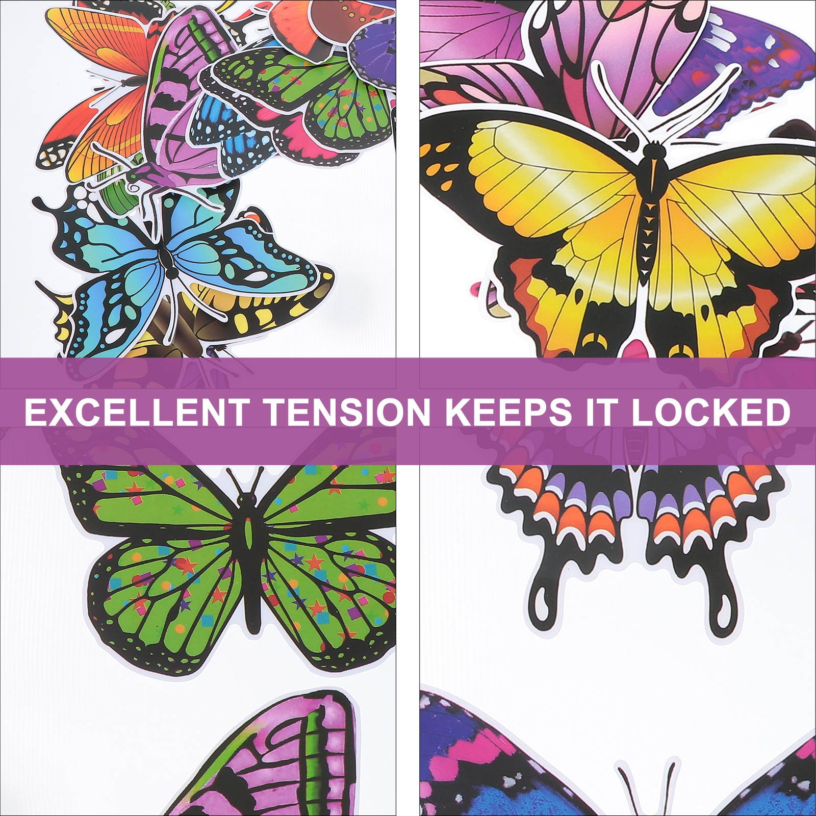 20pcs Butterfly  Fashion  Anti-Collision  Prevent Bird Strikes Clings Paste  Window Clings Glass Sticker for Shop Home