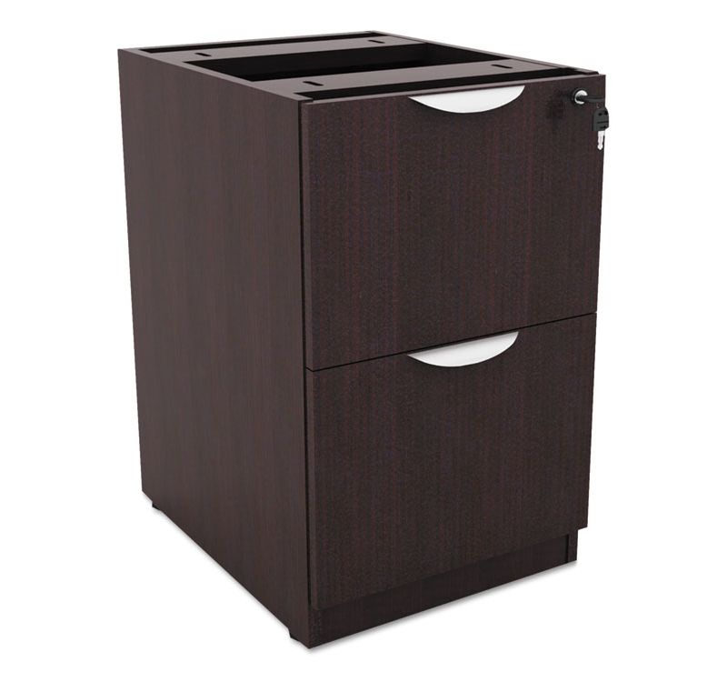 Alera Valencia File/File Drawer Full Ped, 15 5/8 x 20 1/2 x 28 1/2, Espresso VA542822ES