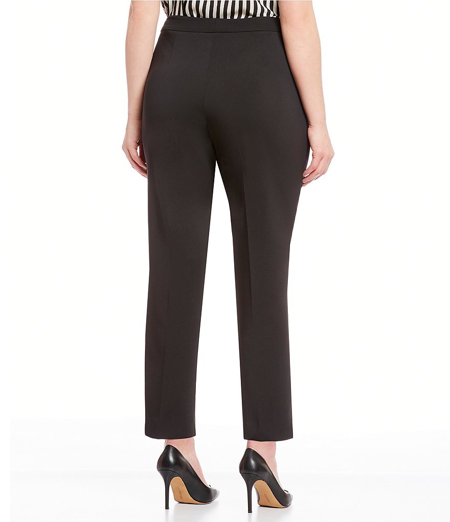 Vince Camuto Plus Front Zip Ankle Pant