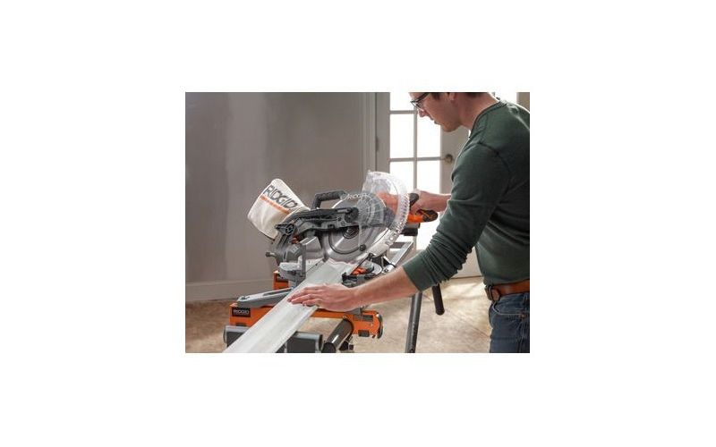 Ridgid ZRR4112 15 Amp 10 in. Dual Bevel Compound Miter Saw