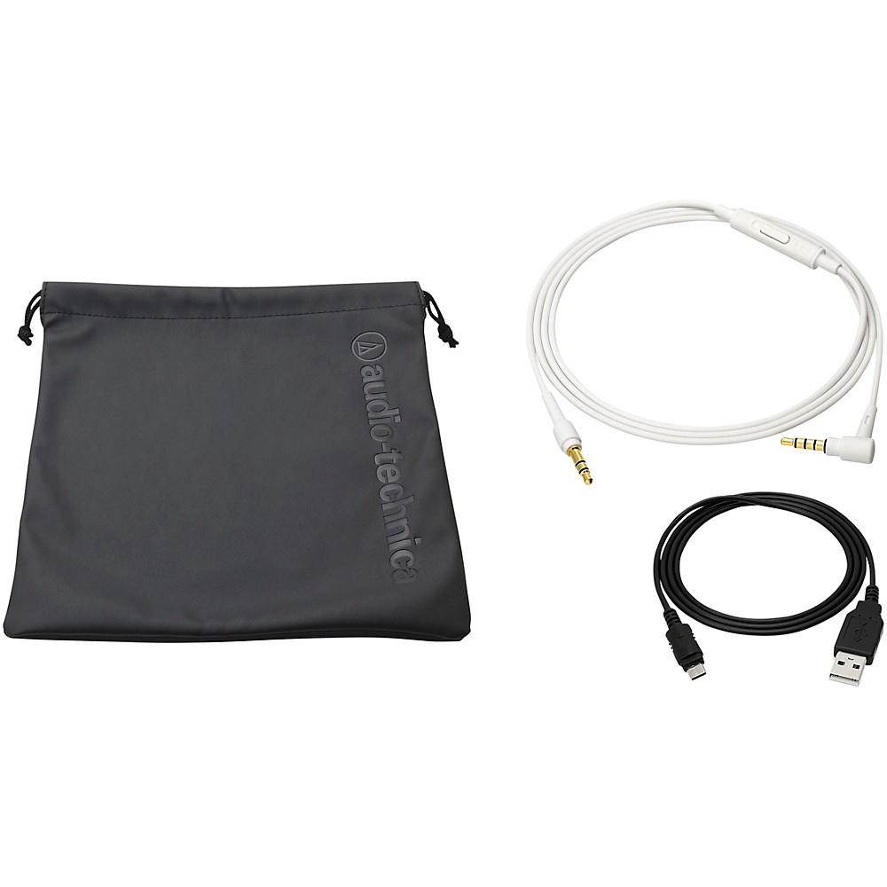 Audio-Technica ATH-SR5BTWH Bluetooth On Ear Headphones Hi-Res With Controls White