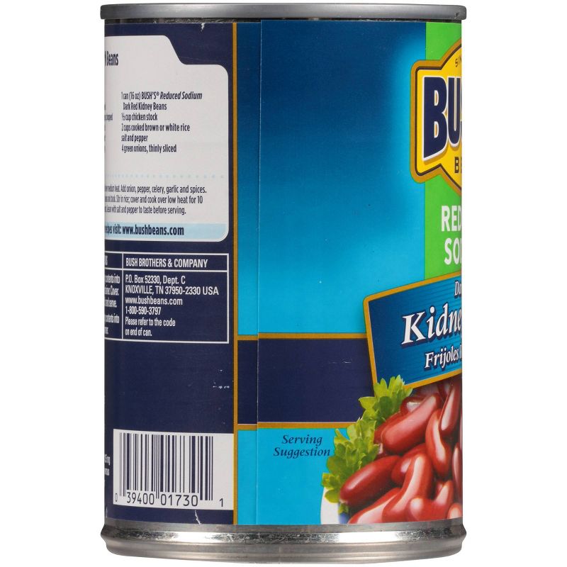 Bush's Reduced Sodium Dark Red Kidney Beans - 16oz