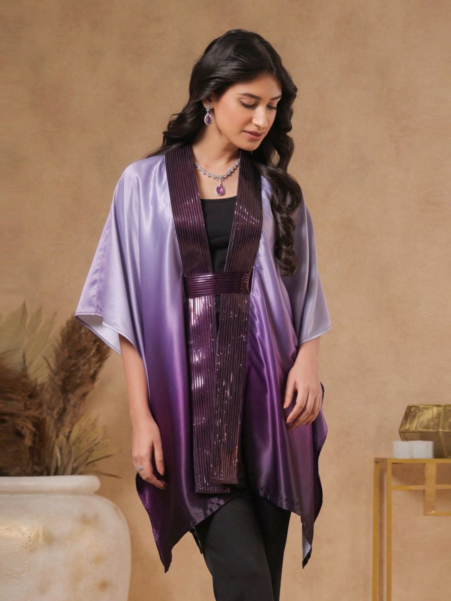 BInfinite Purple Sitara Twilight Cape