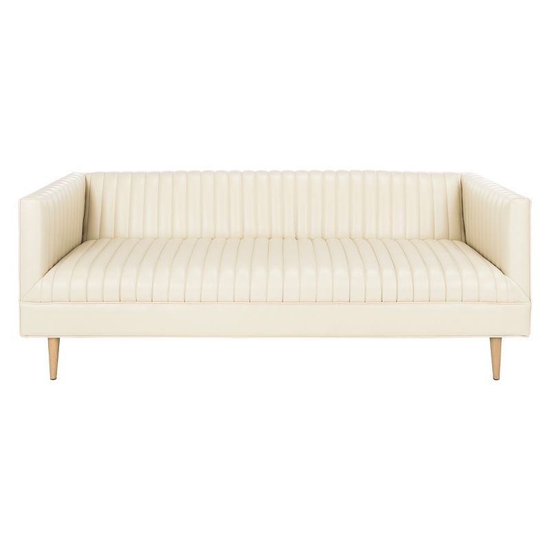 Byron Faux Leather 2 Seater Reclining Loveseat Dark Brown - Baxton Studio