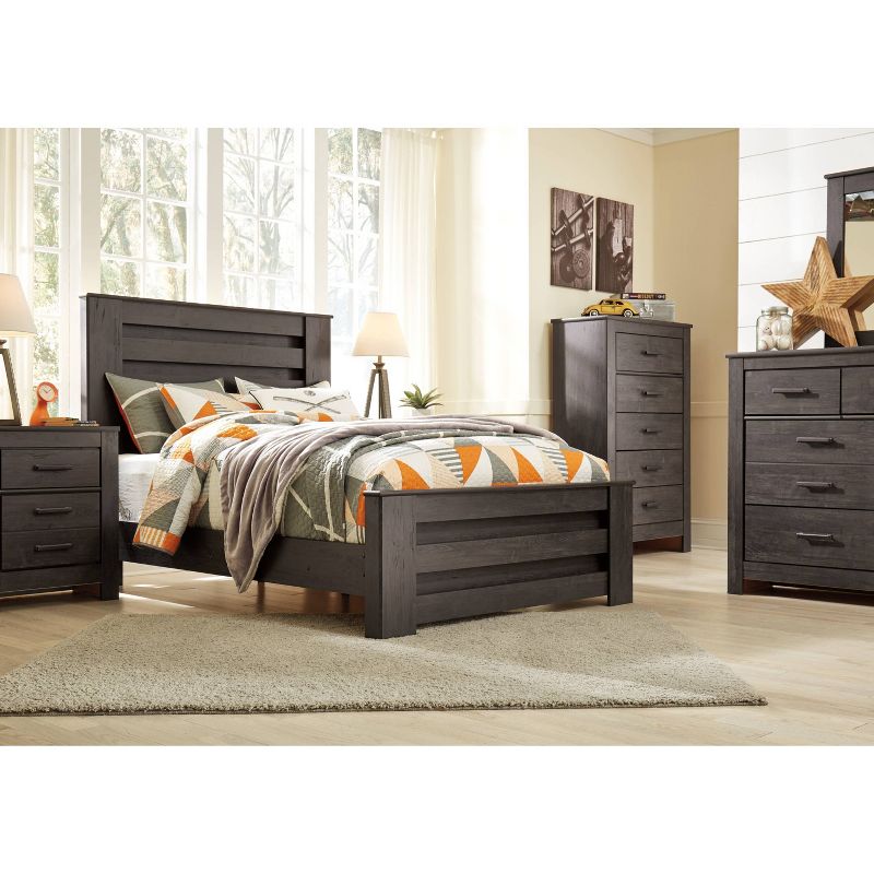 Full Brinxton Panel Headboard Black - Signature Design by Ashley