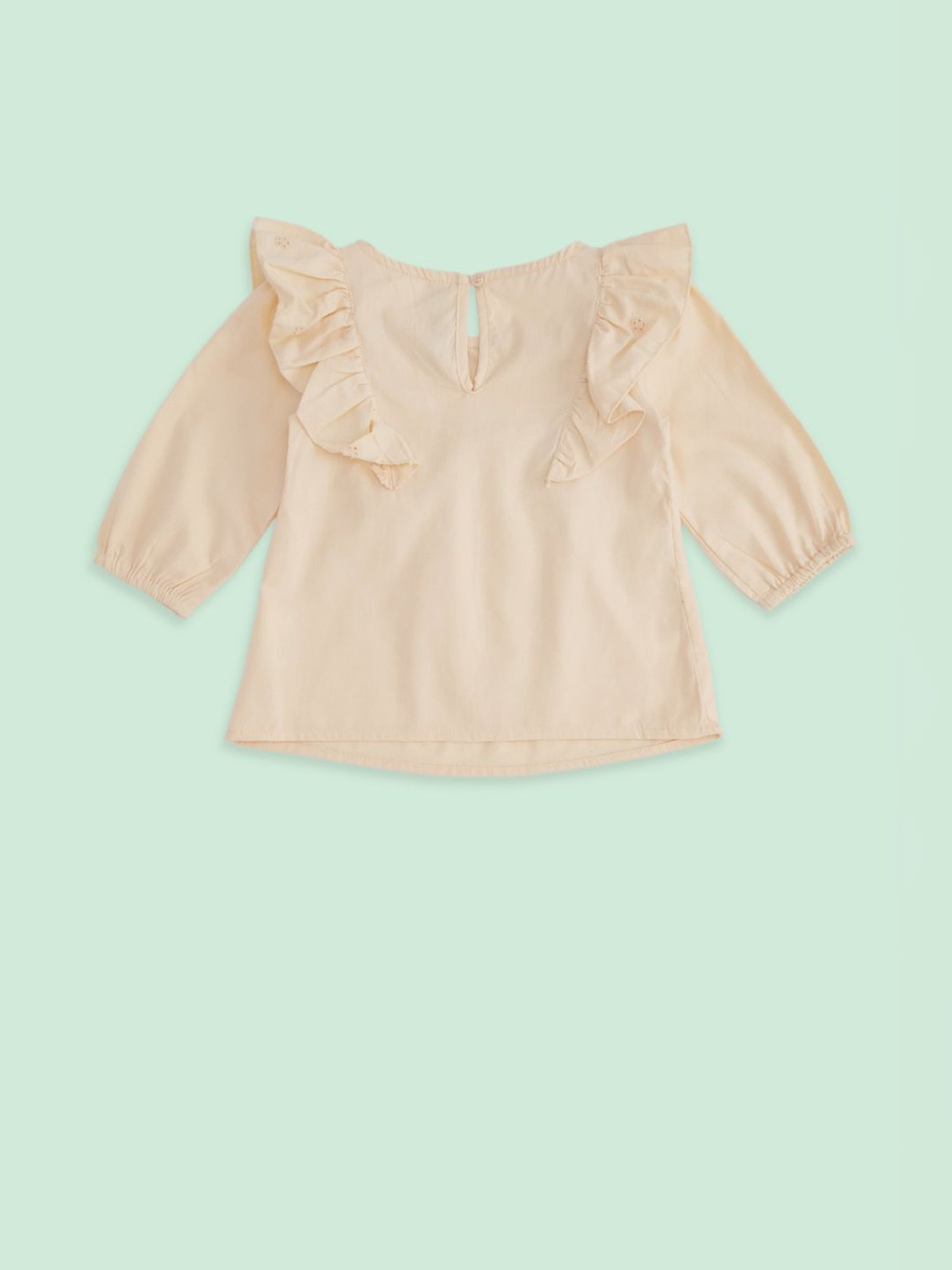 Ed-a-Mamma Baby Blue Printed Top