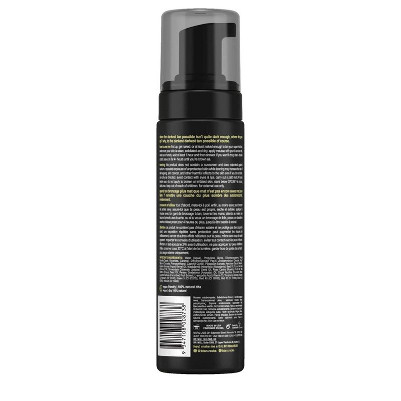 B.Tan Dark Dark Dark Brown Self Tan Mousse - 6.7oz