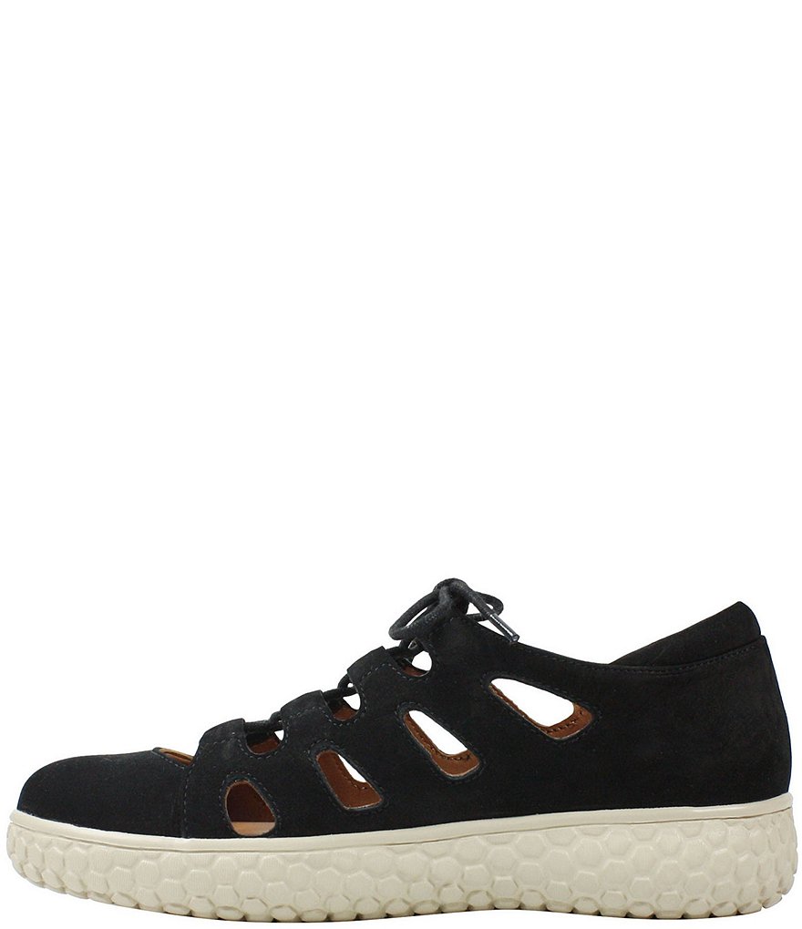 L'Amour Des Pieds Zarah Leather Cut Out Oxfords