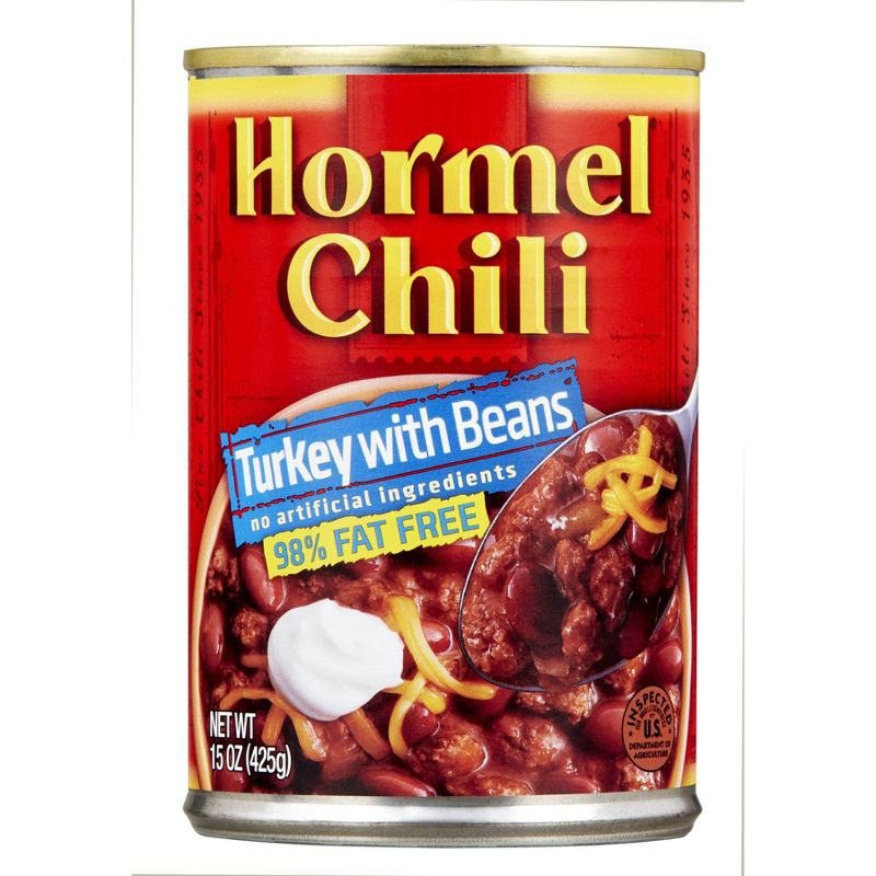 Hormel 99% Fat Free Turkey with Beans Chili 15oz