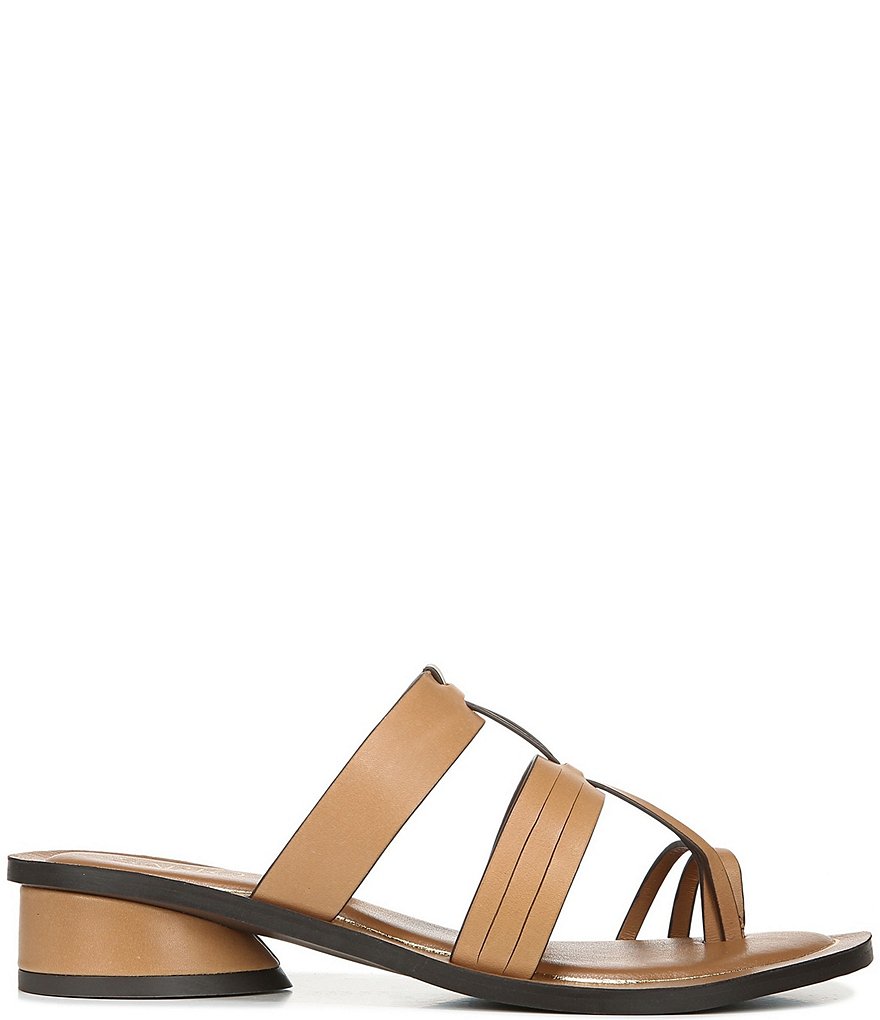 Sarto by Franco Sarto Tasha Leather Toe Ring Thong Sandals