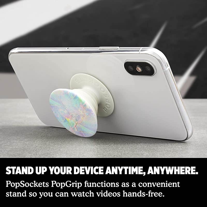 PopGrip with Swappable Top for Phones Tablets Opal