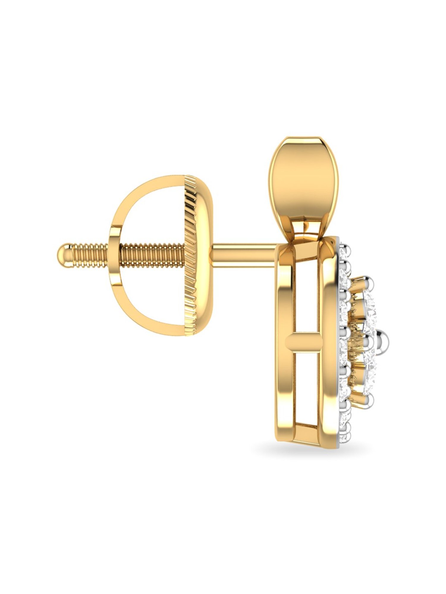 PC Jeweller Kunsgnos 22 kt Gold Earrings