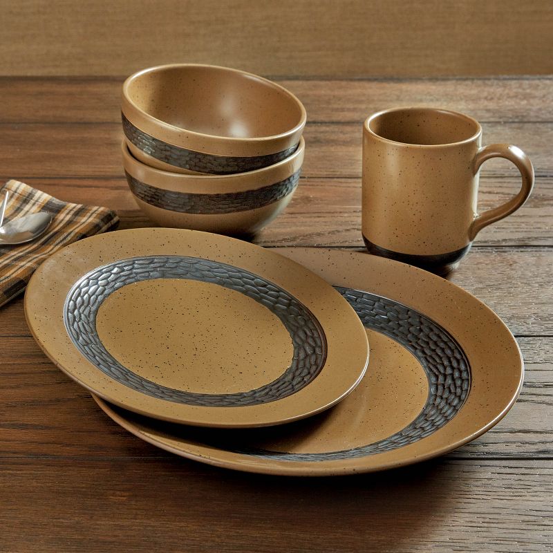 Park Designs Sawmill Mug Set - Tan