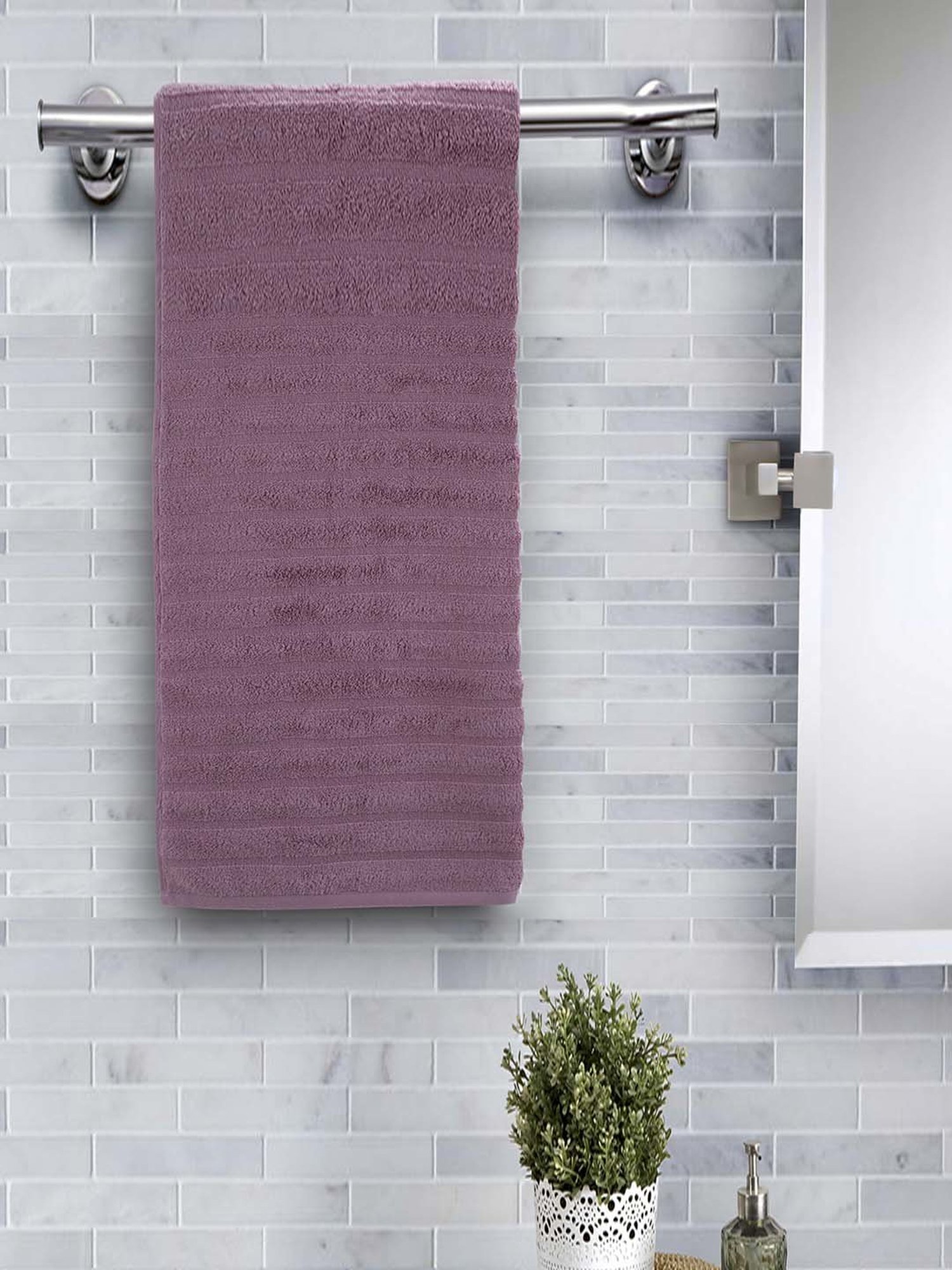 Little Treasure Baby Boy Plush Bathrobe, Chevron Elephant, 0-9 Months