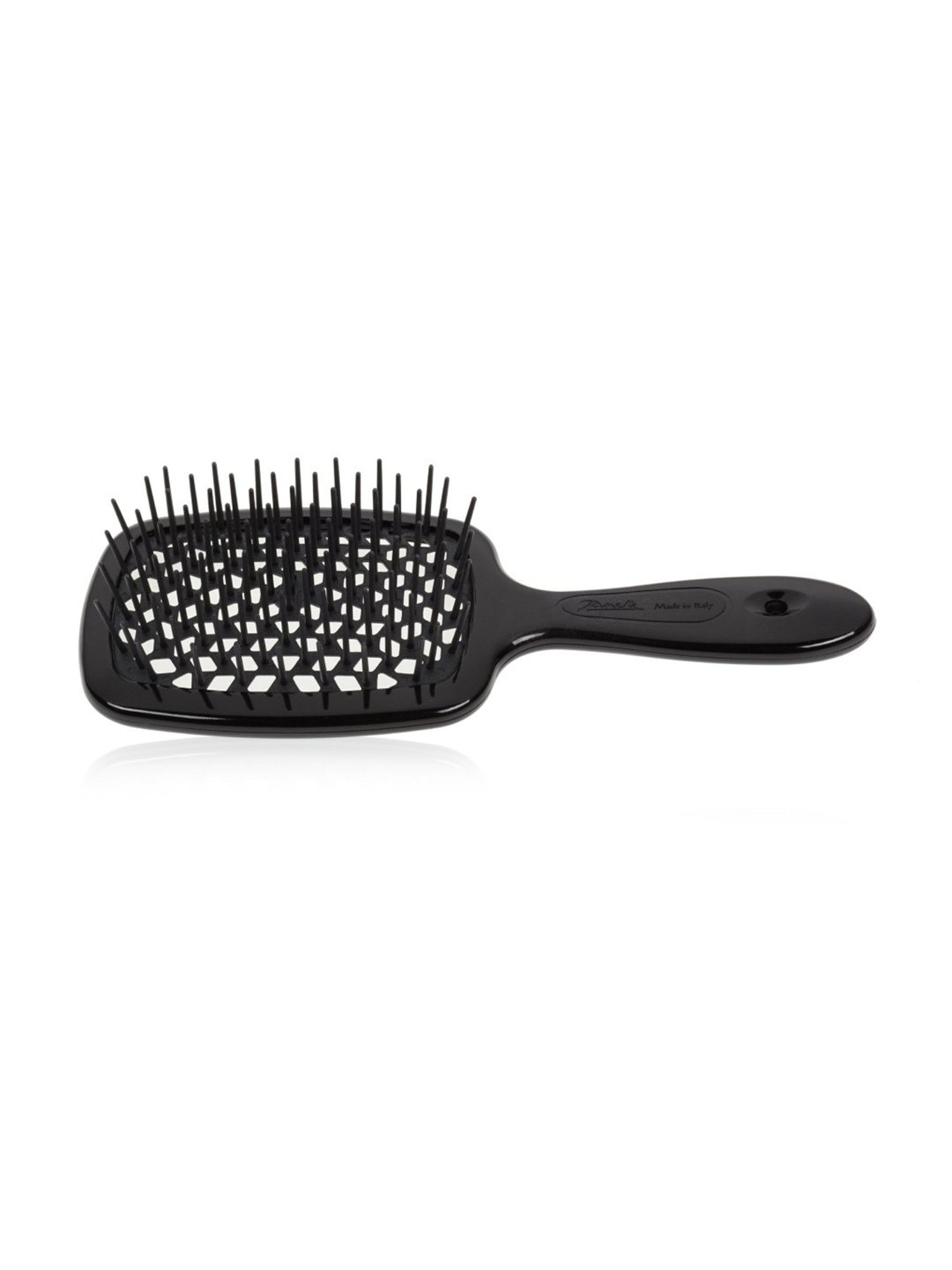 Janeke 1830 Professional Carbon Fibre Anti-Static Pneumatic Hair Brush - 22 cm
