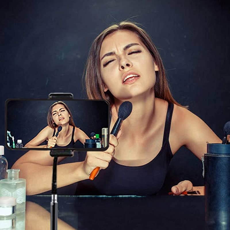 Stand, 2 Pack Mic Arm Stand Boom Suspension Stand, Desk C Clamp Light Mount Stand with 1/4" Ball Head for Ring Light/Video Light//Video Conference Light