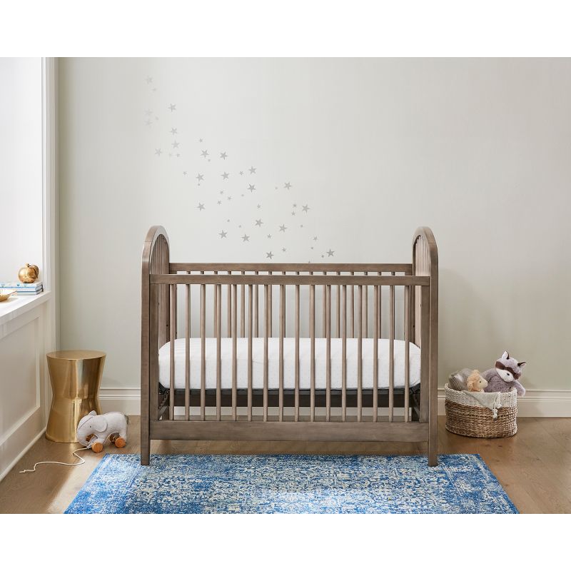Contours Elston 3-in-1 Convertible Crib - Antique Gray