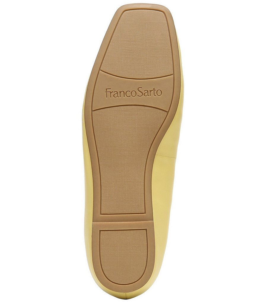 Jack Rogers Blair Pointed Toe Bow Leather Flats