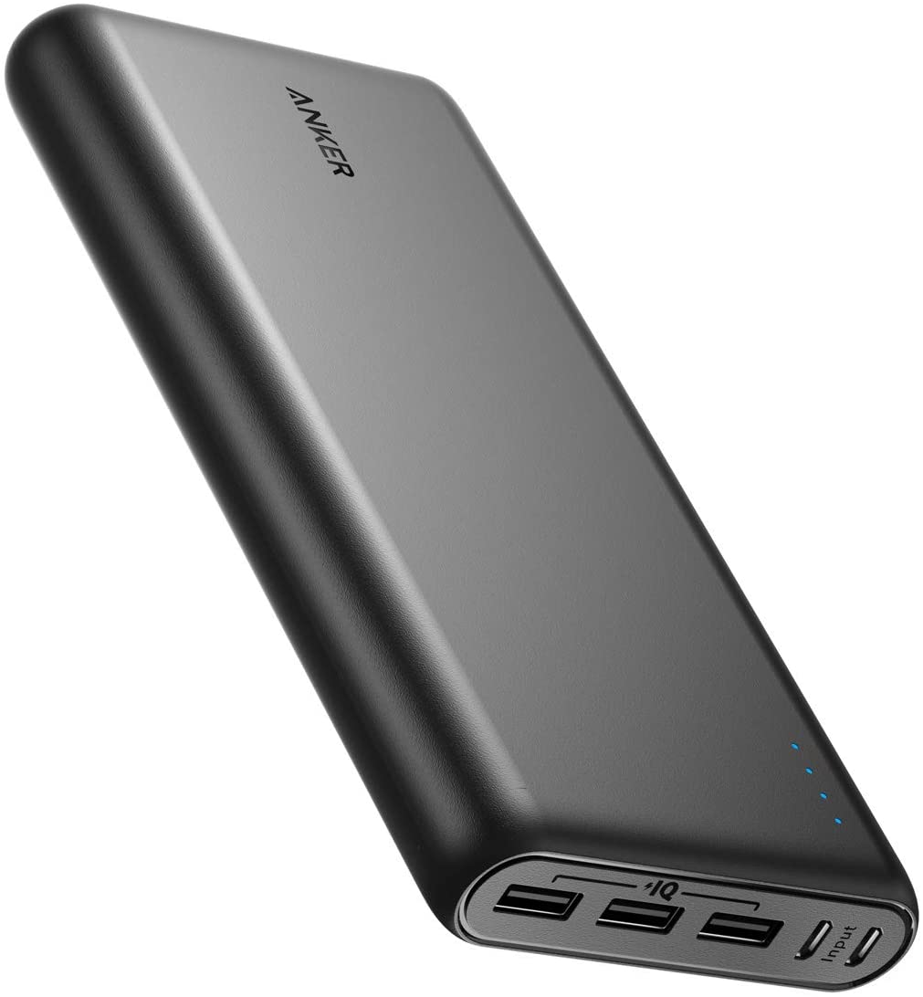 Anker PowerCore 26800 Portable Charger, 26800mAh External Battery with Dual Input Port and Double-Speed Recharging, 3 USB Ports for iPhone, iPad, Samsung Galaxy, Android and Other Smart Devices