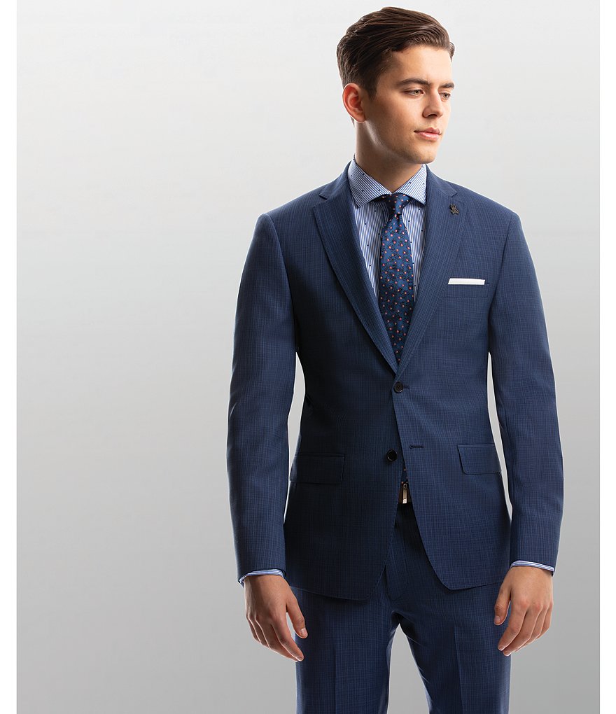 Psycho Bunny Slim Fit Fancy Wool Suit