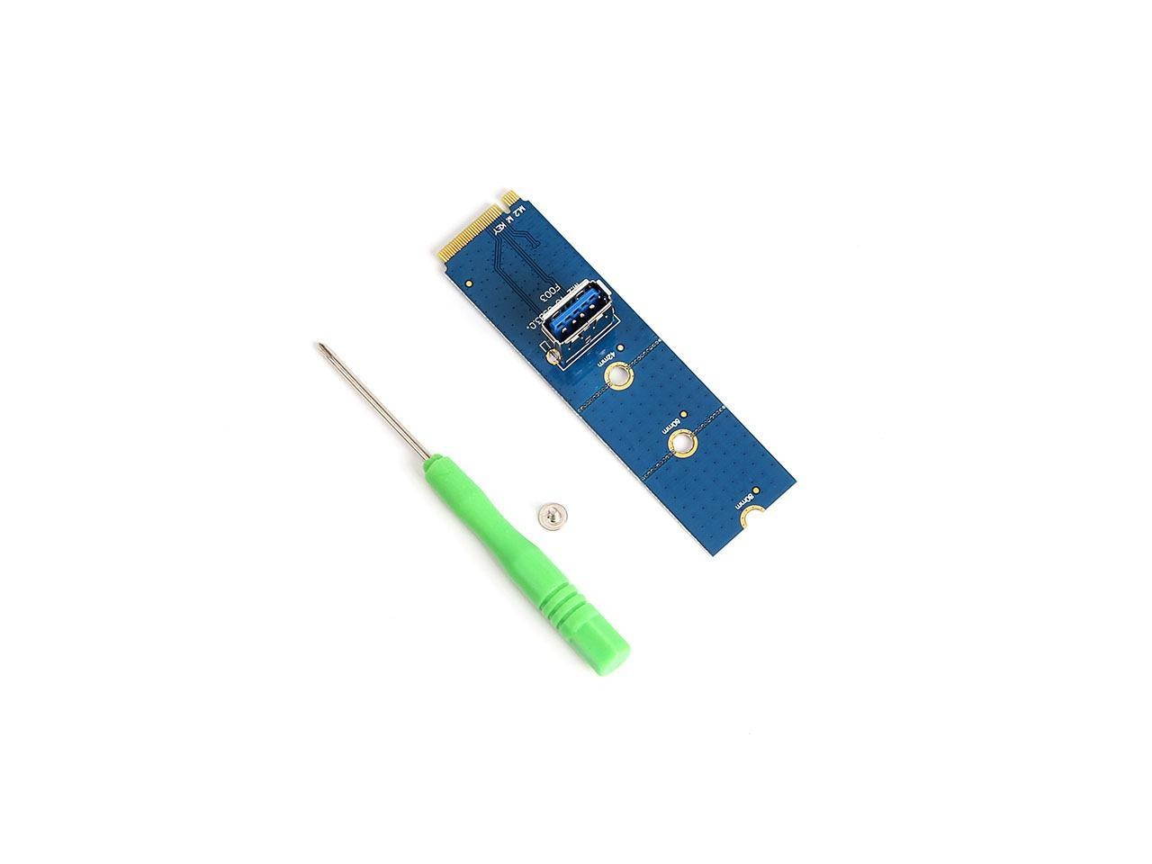 NGFF M.2 to USB 3.0 Transfer Card Mining Pcie Riser Card 2280/2260/2242 Breakable