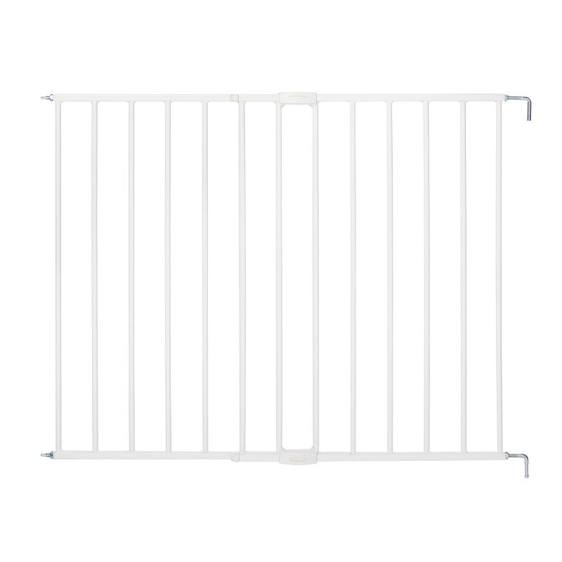 Toddleroo by North States Essential Stairway And Walkway Baby Gate - White -  24.5"- 40.5" Wide