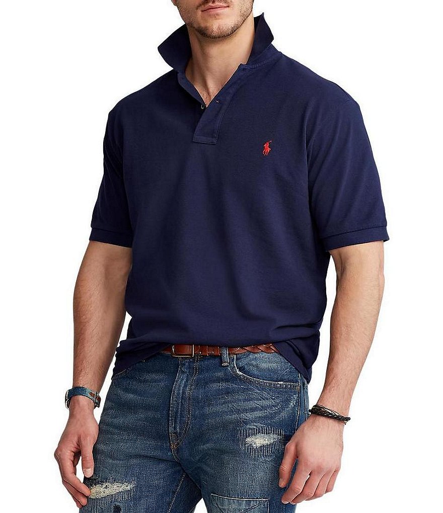 Cutter & Buck Big & Tall Prospect Textured Performance Stretch Short-Sleeve Polo Shirt