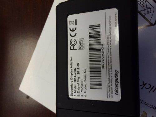 NCOMPUTING GLOBAL INC NComputing USB/VGA Video Cable