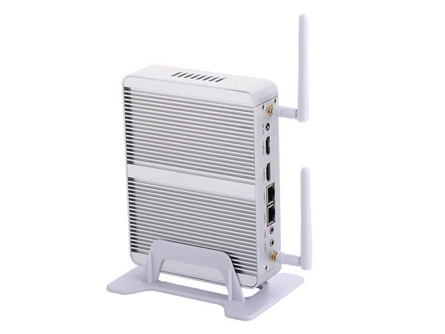 HUNSN Fanless Mini PC, Intel Celeron Quad Core N3150/N3160/J3160, Desktop Computer, HTPC, Kodi Box, BM04, AC WiFi/BT4.0/2HDMI/2LAN/4USB3.0/2USB2.0, (4G RAM/64G SSD)