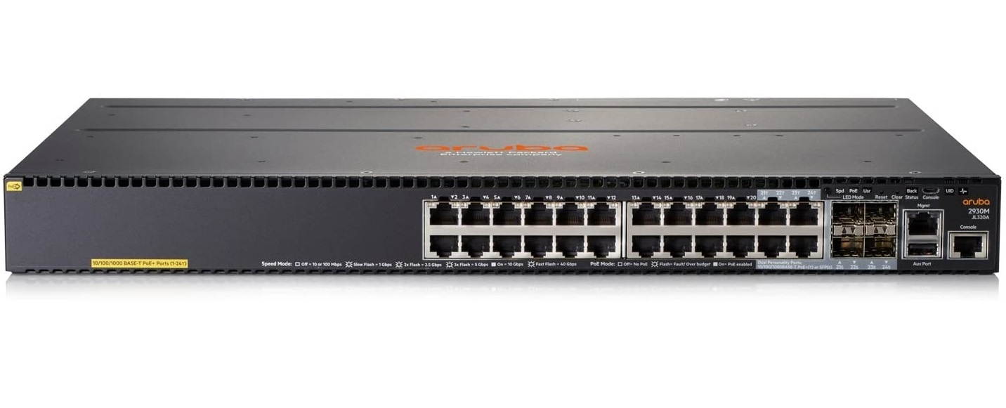HPE Networking BTO JL320A HPE Aruba 2930M 24G 1 Slot Switch