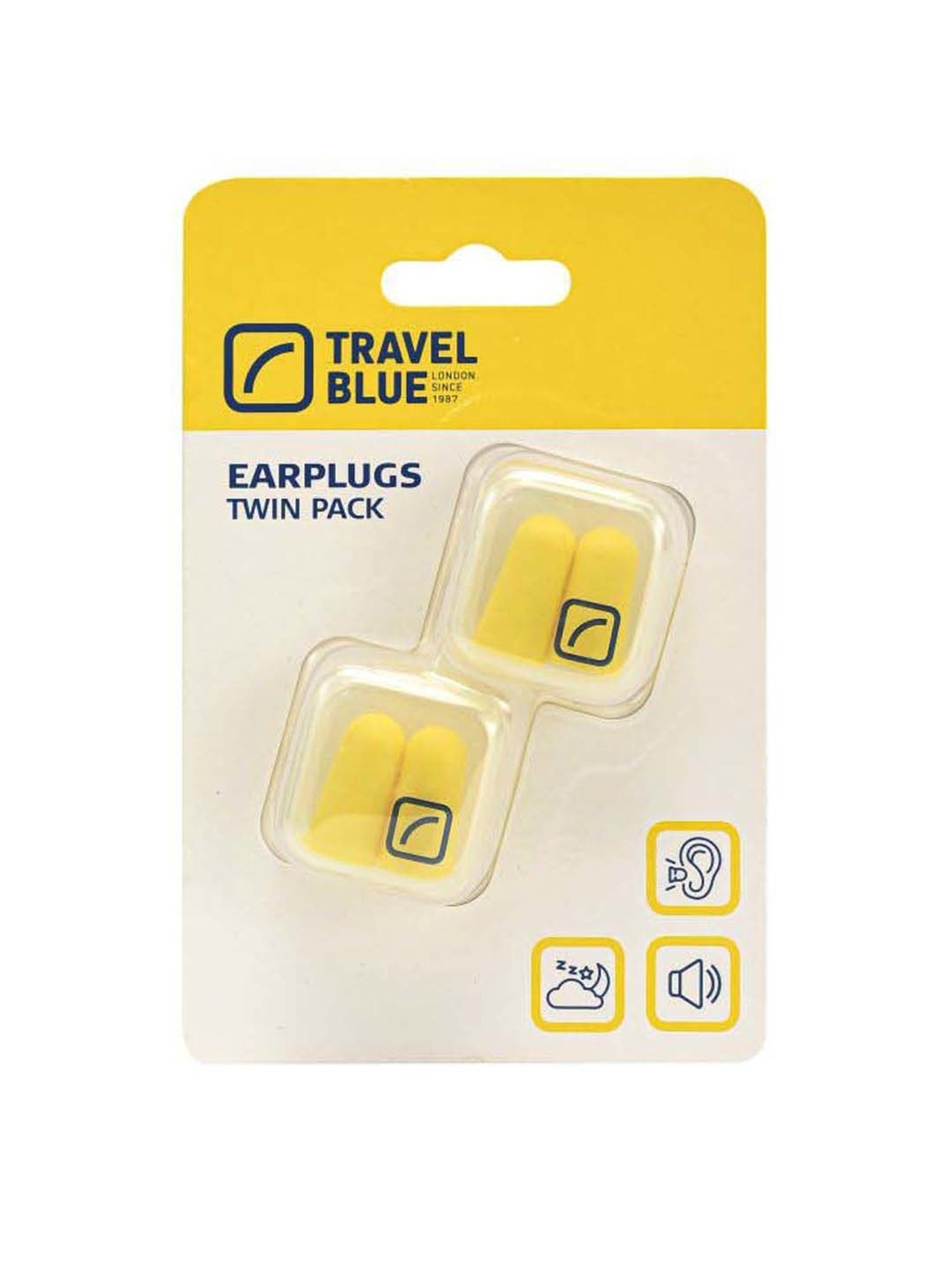 Travel Blue Yellow Ear Plug - Pack of 2