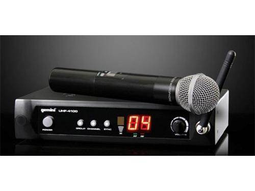 Gemini UHF4100M 100Ch UHF Handheld Wireless Mic UHF Handheld Wireless Mic System