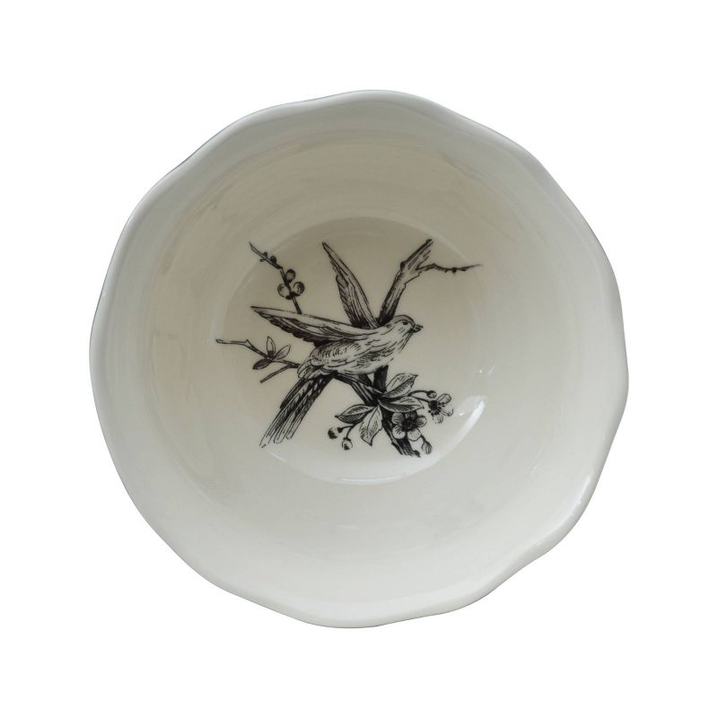 16pc Porcelain Adelaide Dinnerware Set Black - 222 Fifth