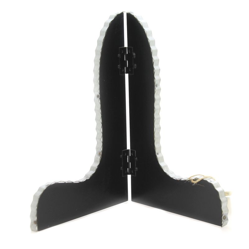 Home Decor 9.5" Black Galvanized Easel Med Picture Holder  -  Decorative Easels Or Stands