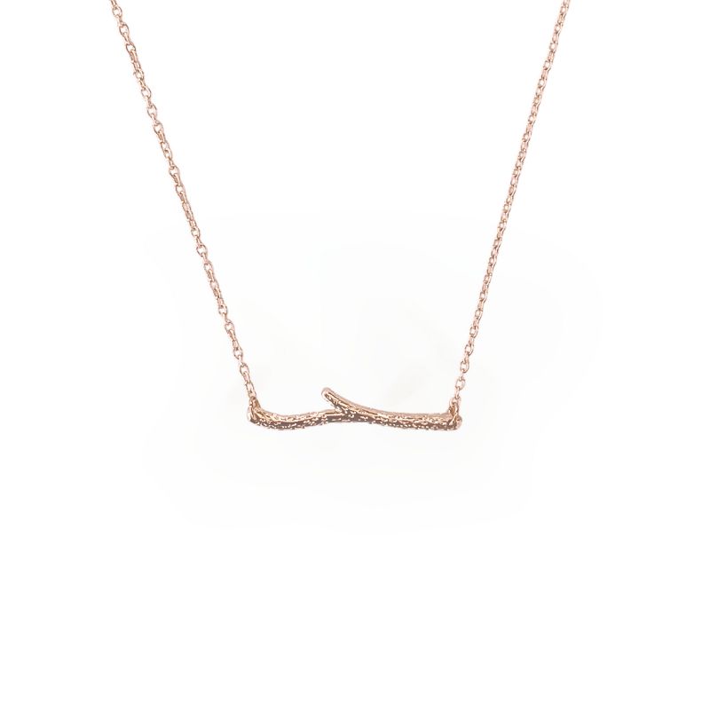 Sanctuary Project Dainty Branch Necklace Rose Gold
