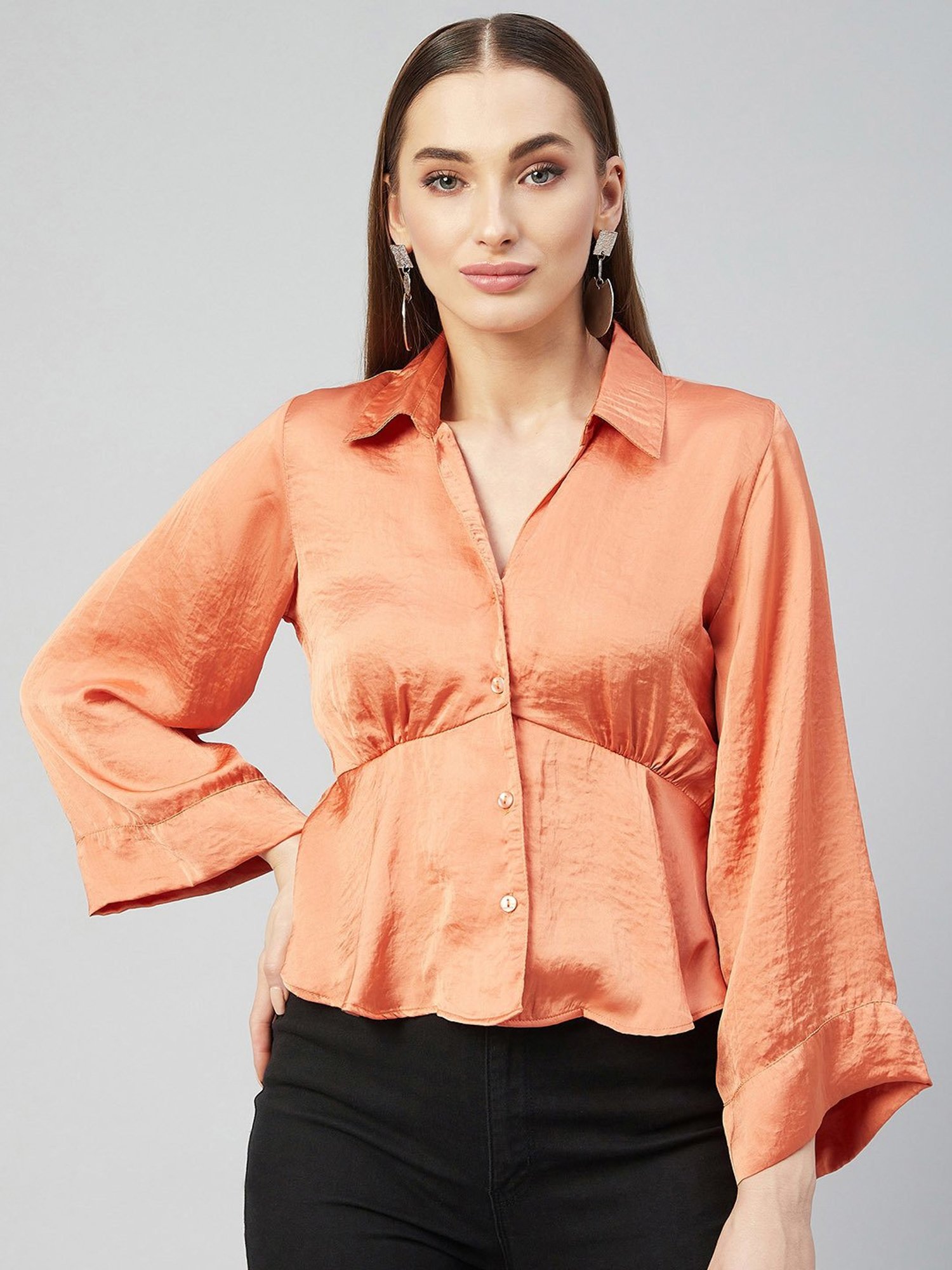 Marie Claire Orange Top