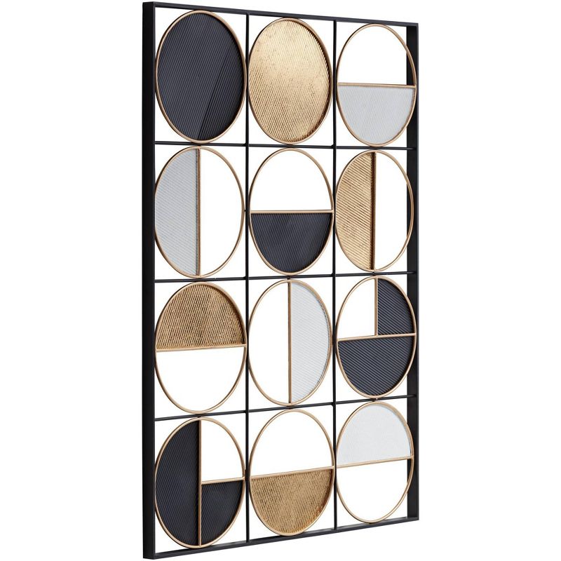 Newhill Designs Half Circle 40" High Multi-Color Metal Wall Art