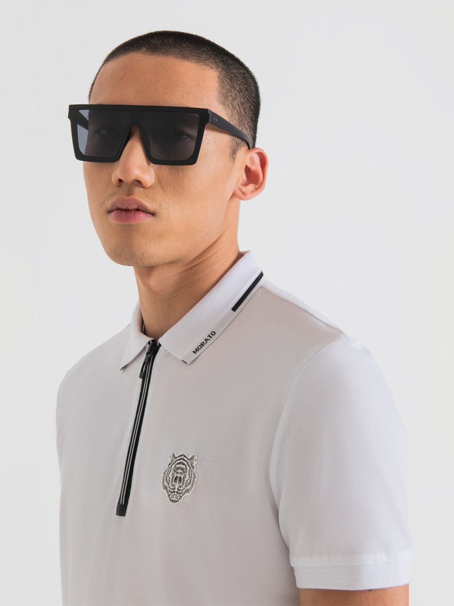 Antony Morato White Slim Fit Polo T-Shirt
