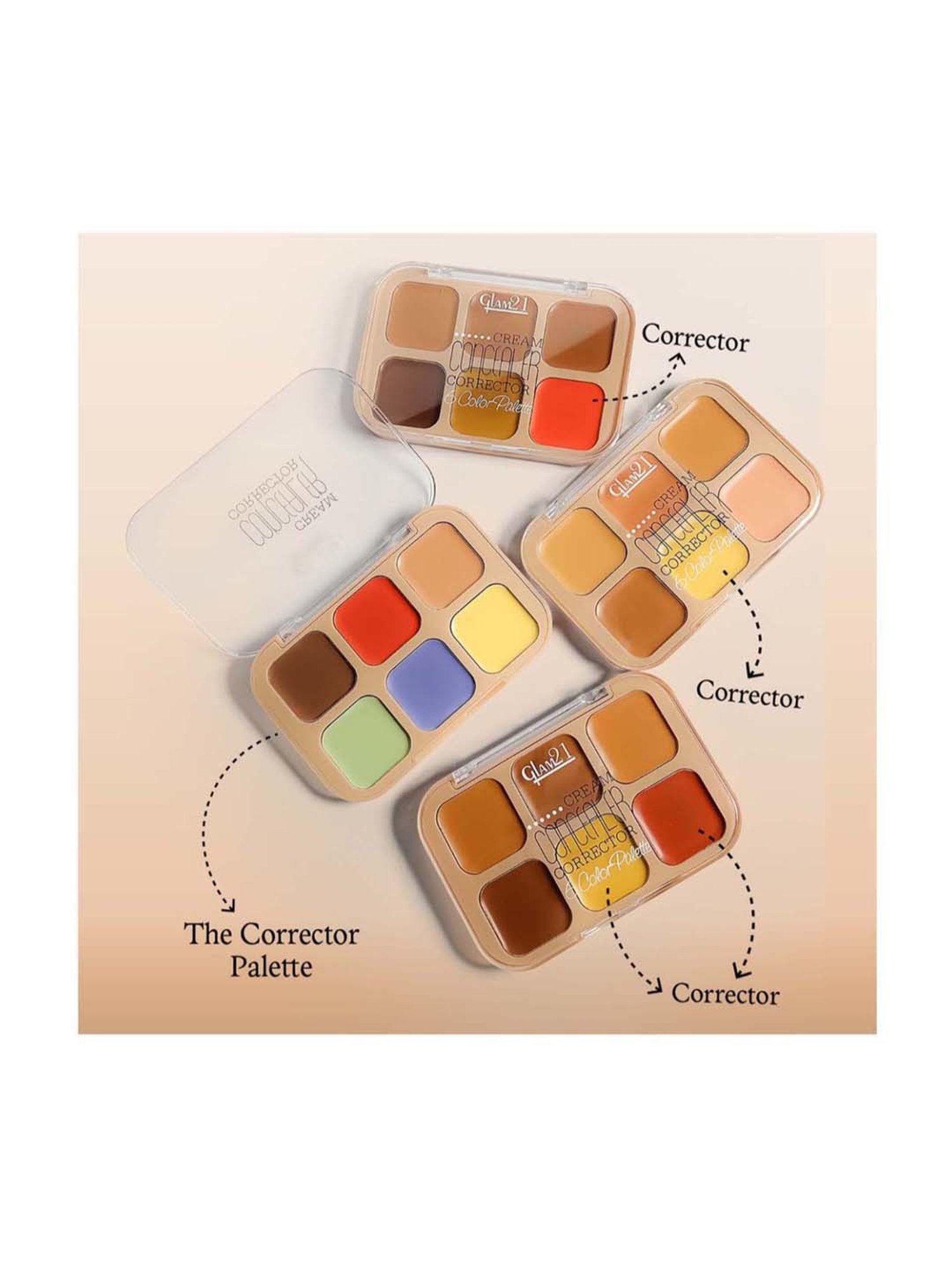 Revolution Pro Glam Mood Face Palette Medium