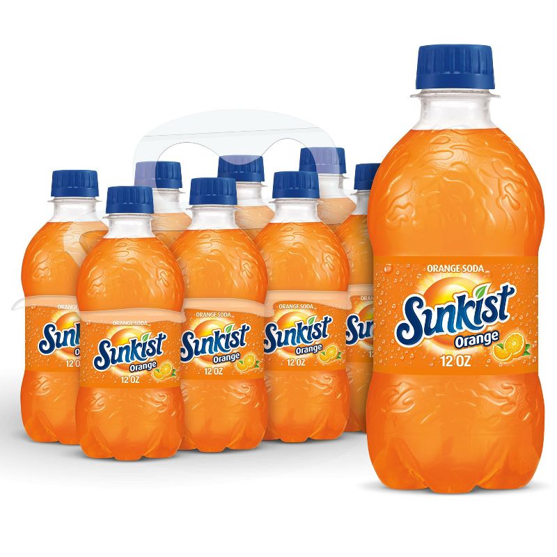 Sunkist Orange Soda - 8pk/12 fl oz Bottles