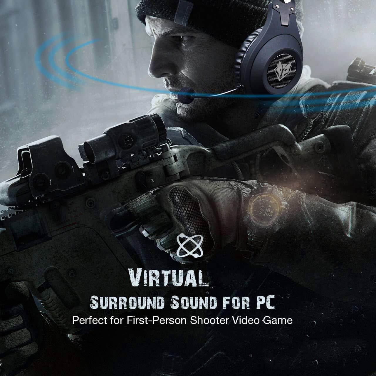 Gaming Headset, NUBWO Wired Gaming Headphones with Microphone and Volume Control for PC/Ps4/Xbox one 1 /Phone/Laptop