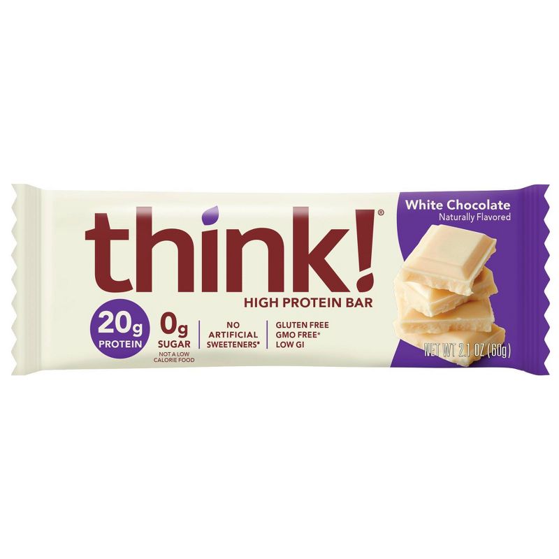 think! High Protein White Chocolate Bars - 5ct
