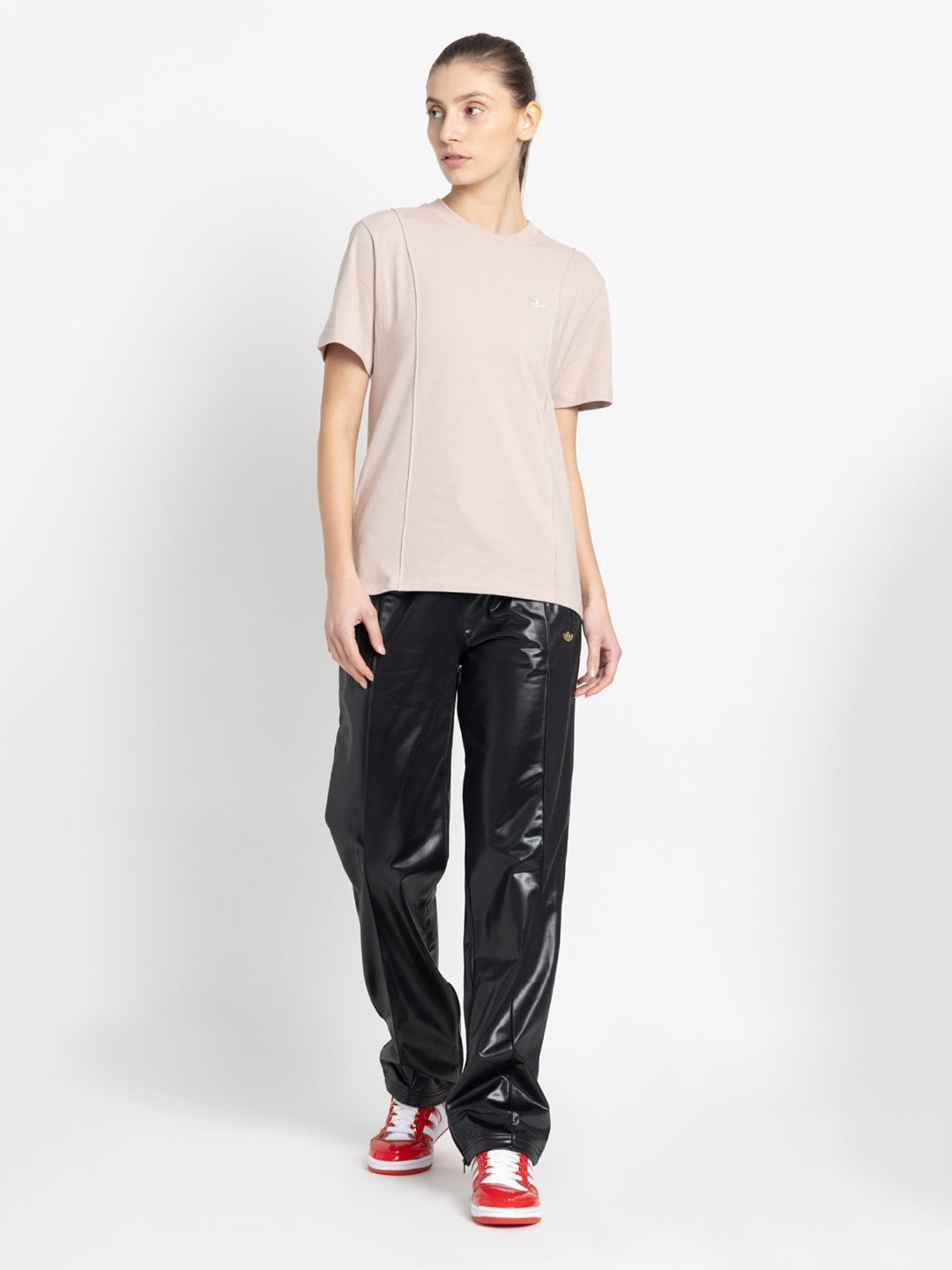 Adidas Originals Black Regular Fit Mid Rise Track Pants