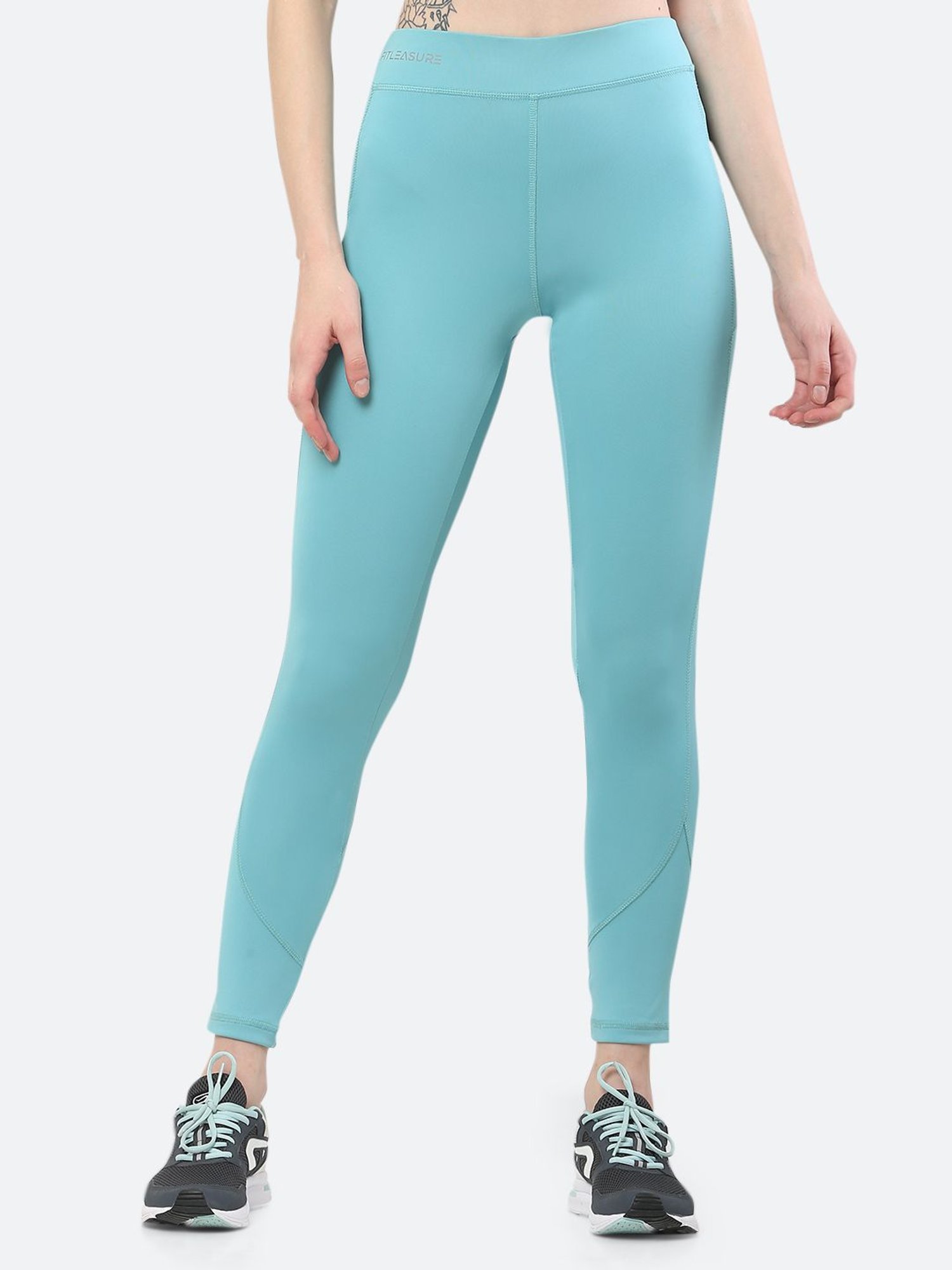 Fitleasure Sky Blue High Rise Tights