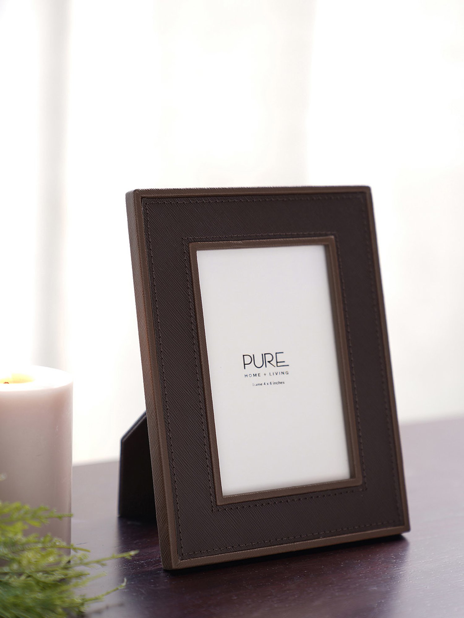 House This Kangto Brown & White Wood Photo Frame Gift Set