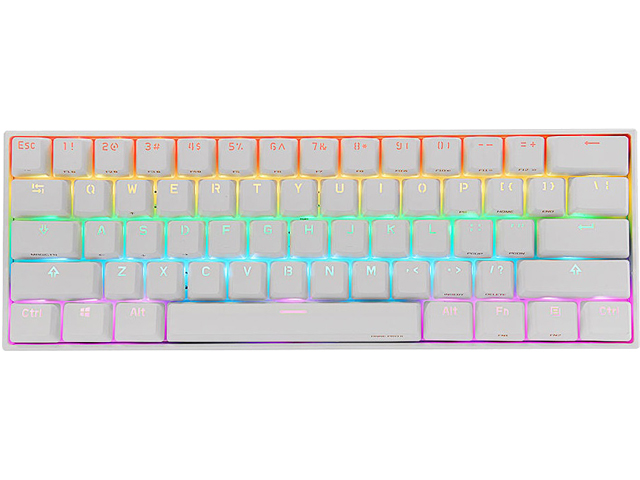 Anne Pro 2 60% Mechanical Keyboard Wired/Wireless Dual Mode Full RGB Double Shot PBT - Brown Switch