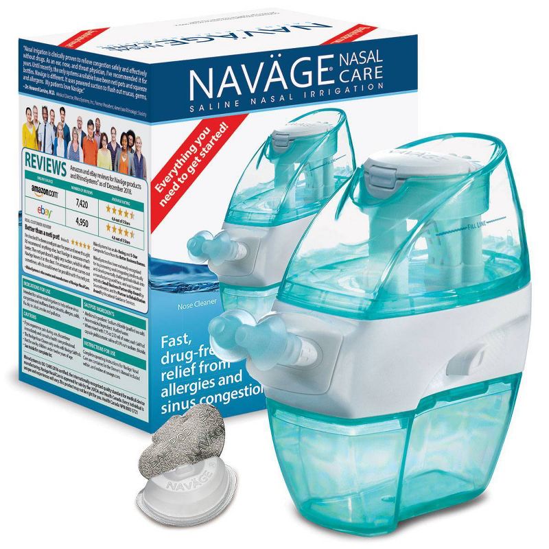 Navage Nasal Care Nose Cleanser and SaltPods