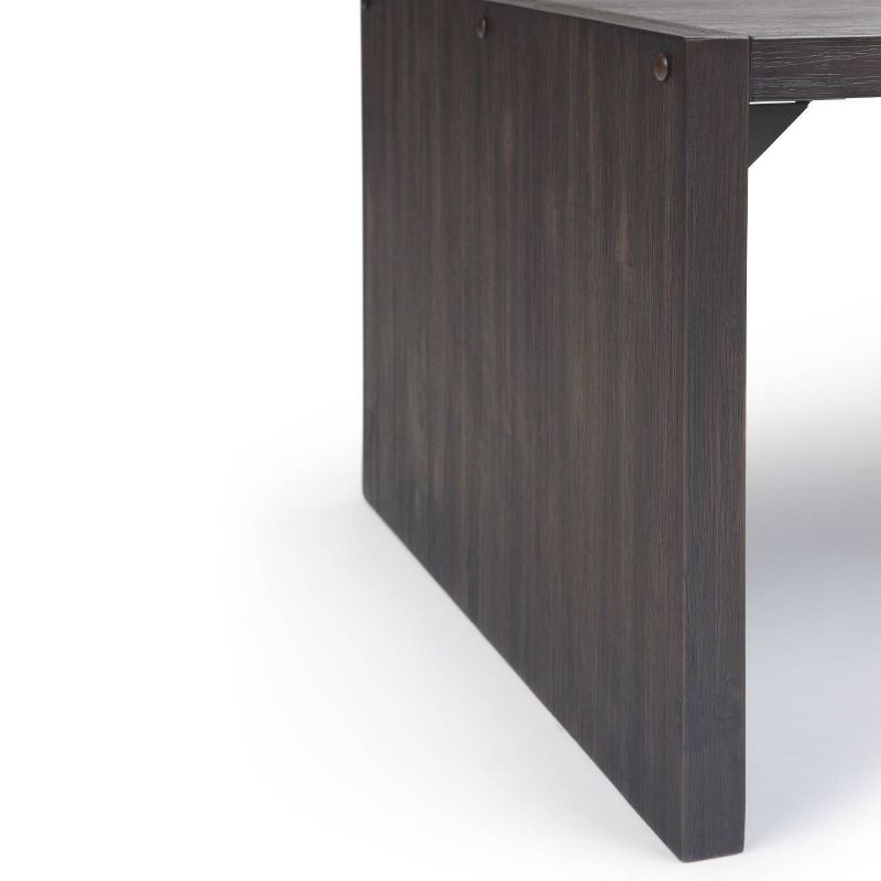 50" Franz Coffee Table Distressed Dark Brown - WyndenHall