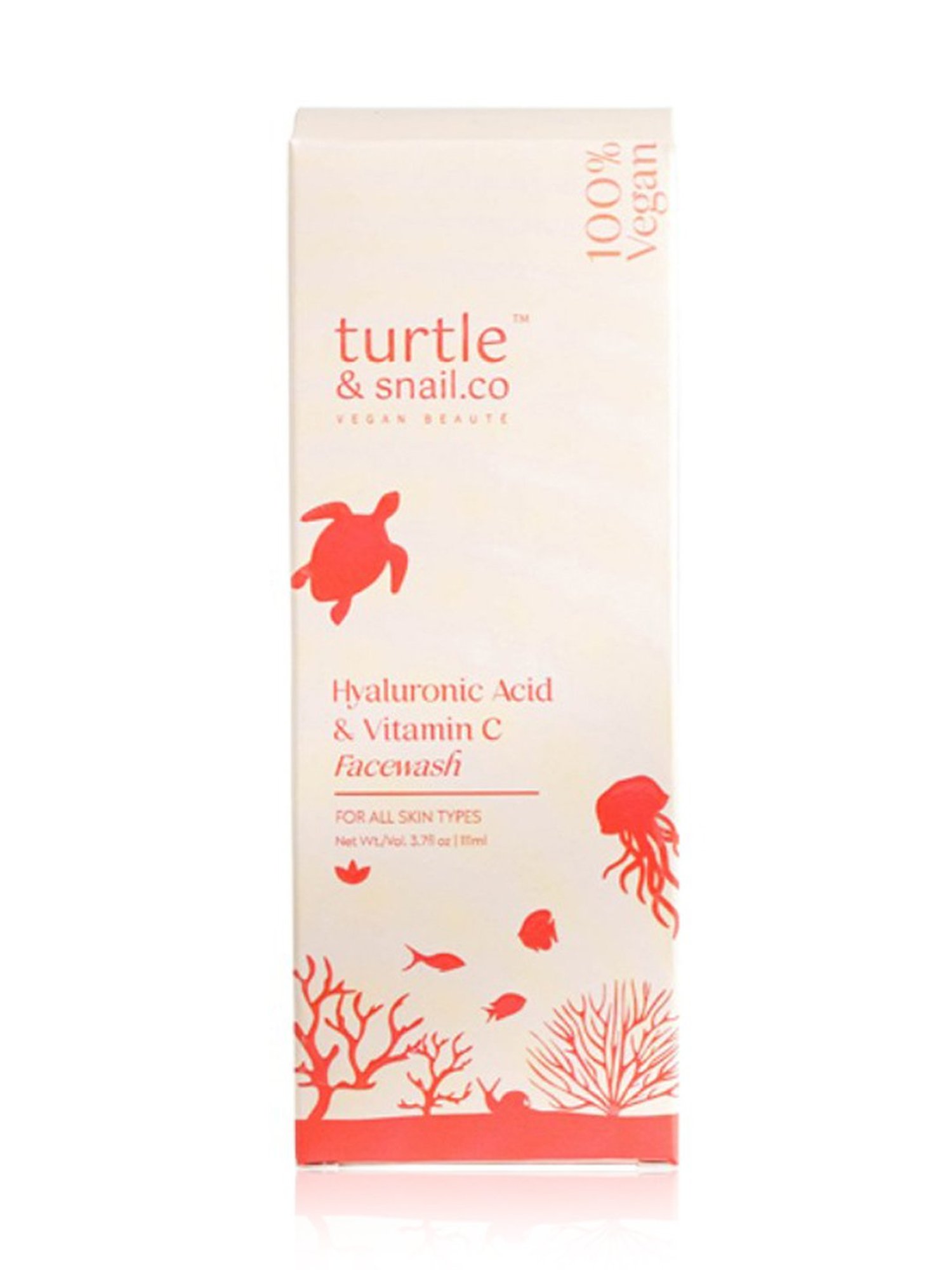 Turtle & Snail.Co Hyaluronic Acid & Vitamin C Facewash - 111 ml
